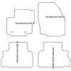 Tappetini personalizzati per Ford S-Max 7 posti 05.2006-08.2015 MTM