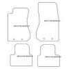 Tappetini personalizzati per Jaguar S-Type (X200) 1998-2002 MTM