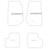 Tappetini personalizzati per Jeep Wrangler 1987-2007 MTM