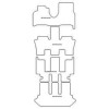 Tappetini personalizzati per Lancia Phedra 7 posti 2002-11.2010 MTM