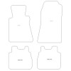 Tappetini personalizzati per Mercedes 190 (W201) 1983-1993 MTM
