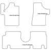 Tappetini personalizzati per Mercedes Vito Mixto 2003-2014 MTM