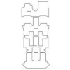 Tappetini personalizzati per Peugeot 807 9 posti 2002-2014 MTM