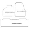 Tappetini personalizzati per Renault Grand Scenic II 03.2004-04.2009 MTM