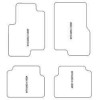 Tappetini personalizzati per Smart Forfour I 2004-2006 MTM
