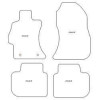 Tappetini personalizzati per Subaru XV I 2012-01.2018 MTM