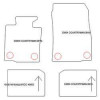 Tappetini personalizzati per Mini Paceman 11.2012-12.2016 MTM