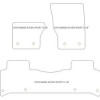 Tappetini personalizzati per Land Rover Range Rover Sport II (anche Plug-in Hybrid) 09.2013-05.2022 MTM