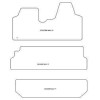 Tappetini personalizzati per Peugeot Expert II bus 2007-2016 MTM