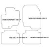 Tappetini personalizzati per Mitsubishi Colt 5 porte 2004-2008 MTM
