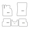 Tappetini personalizzati per Mercedes Classe G (W463) 2008-2018 MTM