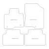 Tappetini personalizzati per Kia Sorento IV 5 posti Hybrid / Plug-in Hybrid 09.2020- MTM