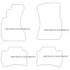 Tappetini personalizzati per Daihatsu Terios I (J100 / J102) cambio automatico 1997-2006 MTM