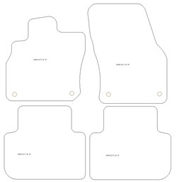 Tappetini auto per Audi Q3 (FJ) 2025-