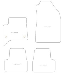 Tappetini gomma EVA per Citroen C3 IV Hybrid 2025-
