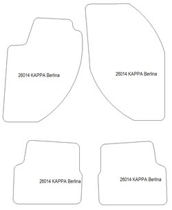 Tappetini per Lancia Kappa 1994-2001