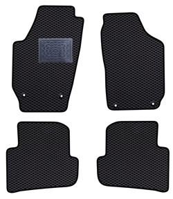 Tappetini gomma EVA per Skoda Fabia II (5J) Hatchback 03.2007-10.2014