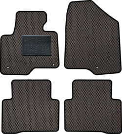 Tappetini gomma EVA per Hyundai Santa Fe III 5 posti 2012-2019