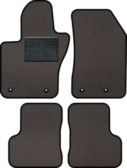 Tappetini gomma EVA per Jeep Renegade (anche e-Hybrid / 4xe Plug-in Hybrid) 2014-