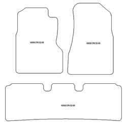 Tappetini auto per Honda CR-V II 2002-2006