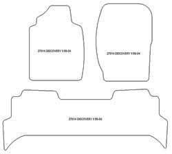 Tappetini auto per Land Rover Discovery II 1999-10.2004