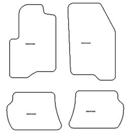 Tappetini auto per Mazda 2 (DY) 2006-08.2007