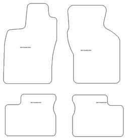 Tappetini per Opel Calibra 06.1990-07.1997 MTM One