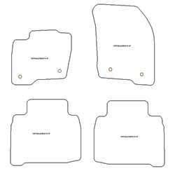 Tappetini per Ford S-Max 7 posti 09.2015- MTM One