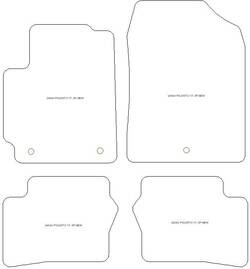Tappetini auto per Kia Picanto III (JA) 04.2017-