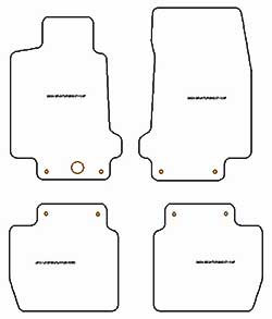 Tappetini per Maserati Granturismo 2007-2012 MTM One