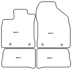 Tappetini auto per Lexus CT 2011-