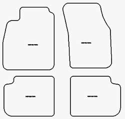 Tappetini auto per Mitsubishi Colt Swiss Star 1998-2003