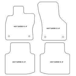 Tappetini per Skoda Superb III (iV) (anche Plug-in Hybrid) 09.2019-11.2023 MTM One