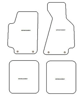 Tappetini auto per Audi 80 (B5) Cabrio 1994-2000