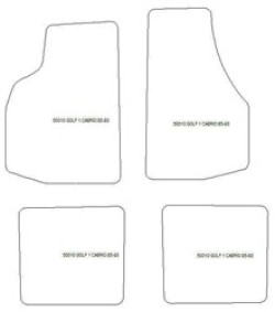 Tappetini per Volkswagen Golf 1 Cabrio 1979-1993 MTM One