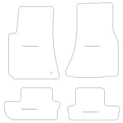Tappetini per Dodge Challenger 2008-2014 MTM One