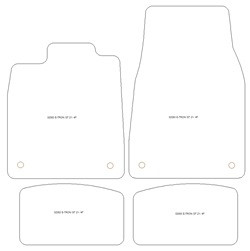 Tappetini per Audi e-tron (FW) GT 2021- MTM One
