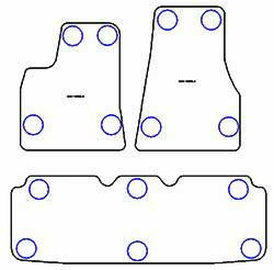 Tappetini per Tesla Model S 01.2021- MTM One