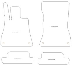 Tappetini per Mercedes SL (R232) 09.2022- MTM One