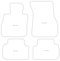 Tappetini auto per BMW Serie 2 (F44) Grand Coupe 2025-