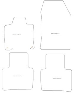 Tappetini auto per Citroen C5 X Hybrid 04.2024-