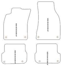 Tappetini per Audi A6 (C6) Avant 03.2006-02.2011