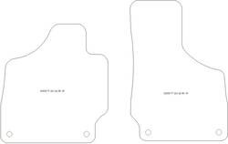 Tappetini per Audi TT (8J) 2006-09.2014