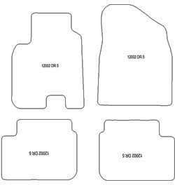 Tappetini per DR Motor DR5 2007-2019 MTM Plus