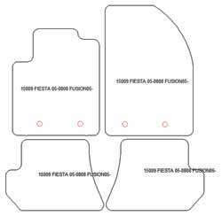 Tappetini per Ford Fusion 2005-2012 MTM Plus