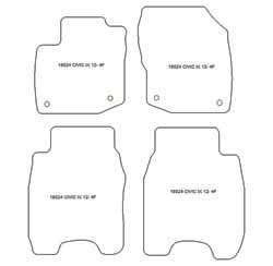 Tappetini per Honda Civic IX 03.2012-03.2017