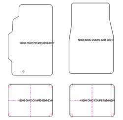 Tappetini per Honda Civic VI Coupe 1995-2000