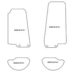 Tappetini per Jaguar XK 1997-2001 MTM Plus