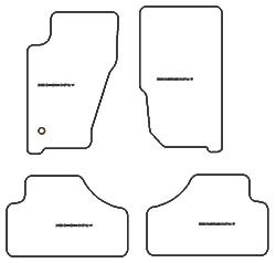 Tappetini per Jeep Cherokee III (KJ) 2001-2007
