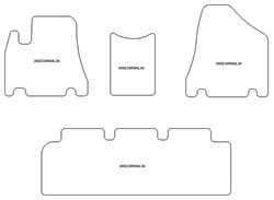 Tappetini per Kia Carnival II 2005-2007